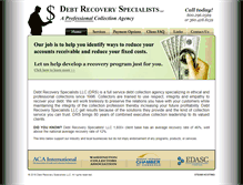 Tablet Screenshot of debtrs.com